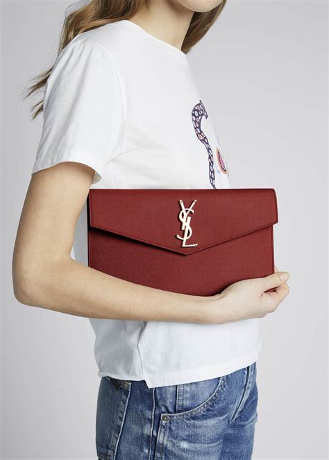 ysl uptown pouch clutch|ysl uptown clutch bag.